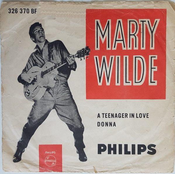 Marty Wilde – A Teenager In Love (knockoff album cover)