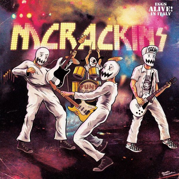 McRackins – Eggs Alive! In Italy (knockoff album cover)