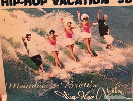 Mondee & Brett – Hip Hop Vacation '98 (knockoff album cover)
