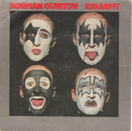 Norman Gunston – Kiss Army (knockoff album cover)