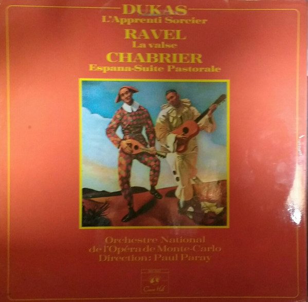 Orchestre National De L'Opéra De Monte-Carlo – L'Apprenti Sorcier / La Valse / España - Suite Pastorale (original album cover)