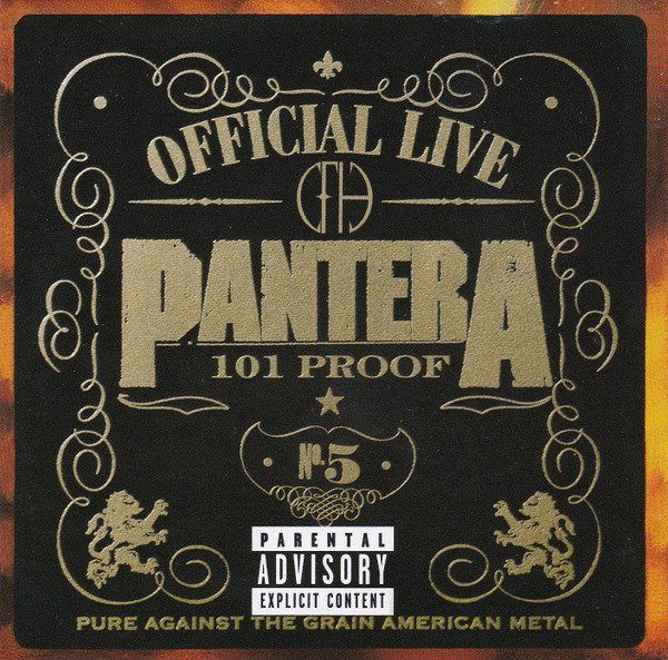 Pantera – Official Live: 101 Proof (knockoff album cover)