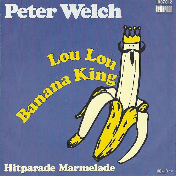 Peter Welch – Lou Lou Banana King (knockoff album cover)