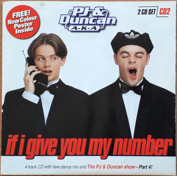 PJ & Duncan – If I Give You My Number (knockoff album cover)