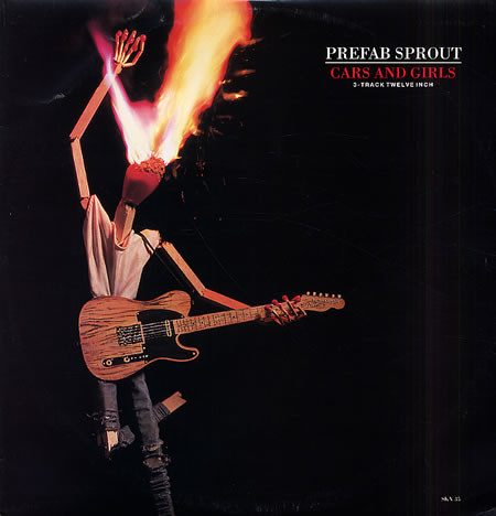 Prefab Sprout – Cars And Girls (knockoff album cover)