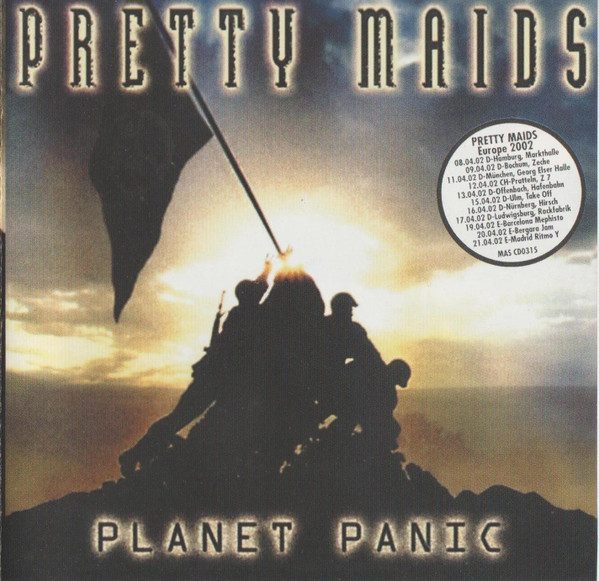 Pretty Maids – Planet Panic (knockoff album cover)