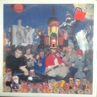 Rick Johnson Rock And Roll Machine, The Cartridge Family – Their Semi-Automatic Majesties Request (knockoff album cover)