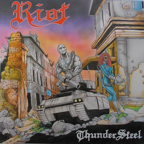Riot – Thundersteel (original album cover)