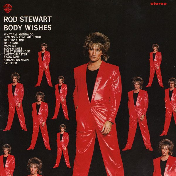 Rod Stewart – Body Wishes (knockoff album cover)