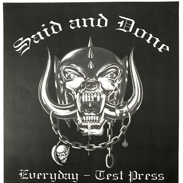 Said And Done – Everyday (knockoff album cover)