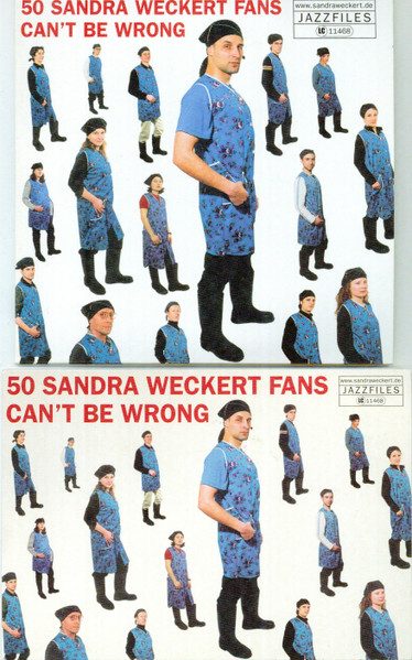 Sandra Weckert – 50 Sandra Weckert Fans Can't Be Wrong (knockoff album cover)