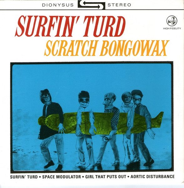 Scratch Bongowax – Surfin' Turd (knockoff album cover)