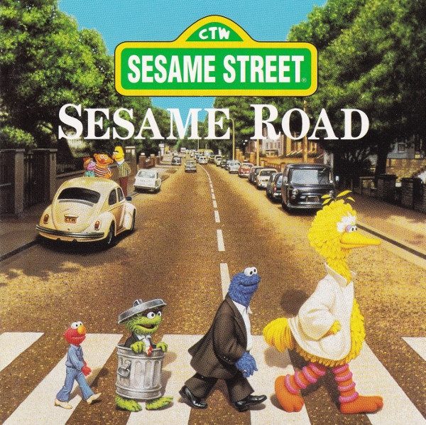 Sesame Street – Sesame Road (knockoff album cover)