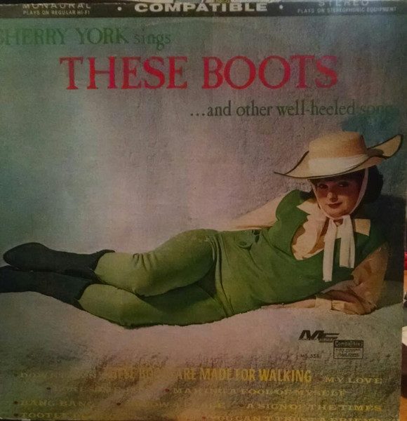 Sherry York – Sherry York Sings These Boots ... And Other Well-Heeled Songs (knockoff album cover)
