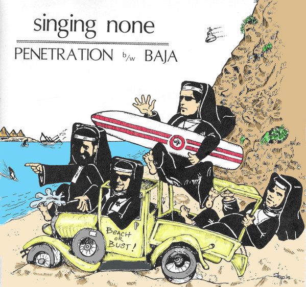 Singing None – Penetration / Baja (knockoff album cover)