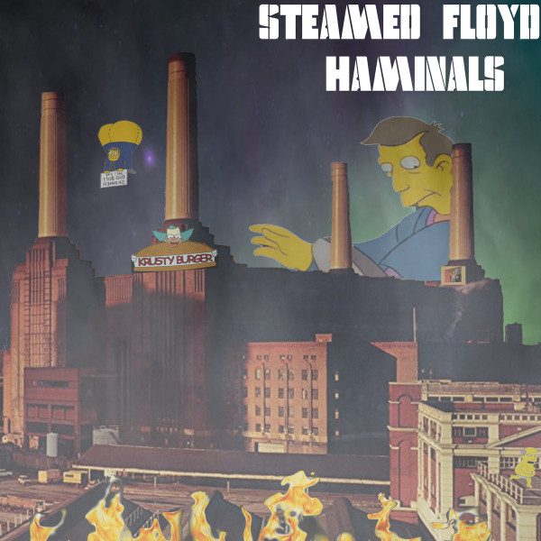 Steamed Floyd – Haminals (knockoff album cover)