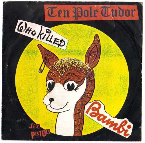 Ten Pole Tudor With Sex Pistols – Who Killed Bambi (original album cover)