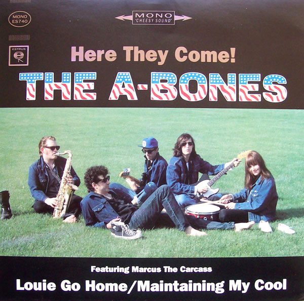The A-Bones – Here They Come! (knockoff album cover)