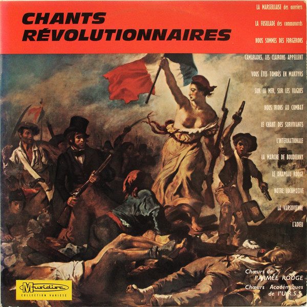 The Alexandrov Red Army Ensemble – Chants Révolutionnaires (knockoff album cover)