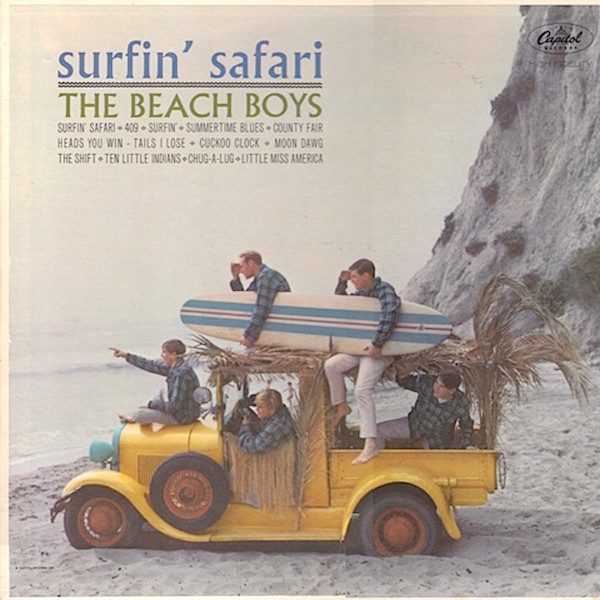 The Beach Boys – Surfin' Safari (original album cover)