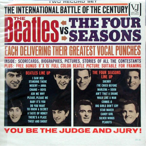 The Beatles – The Beatles Vs The Four Seasons (original album cover)
