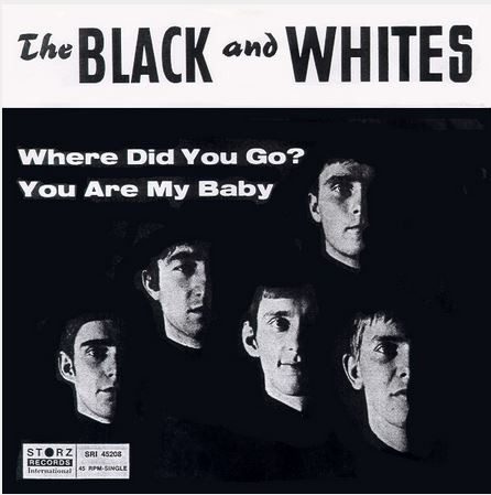 The Black & Whites – Where Did You Go (knockoff album cover)