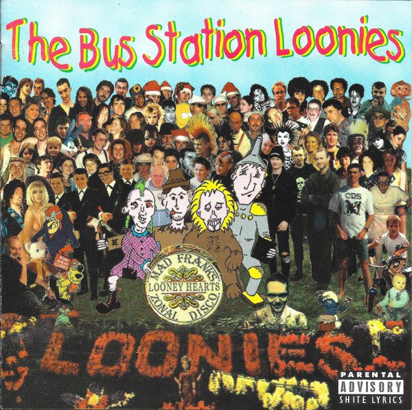 The Bus Station Loonies – Mad Frank's Zonal Disco (knockoff album cover)