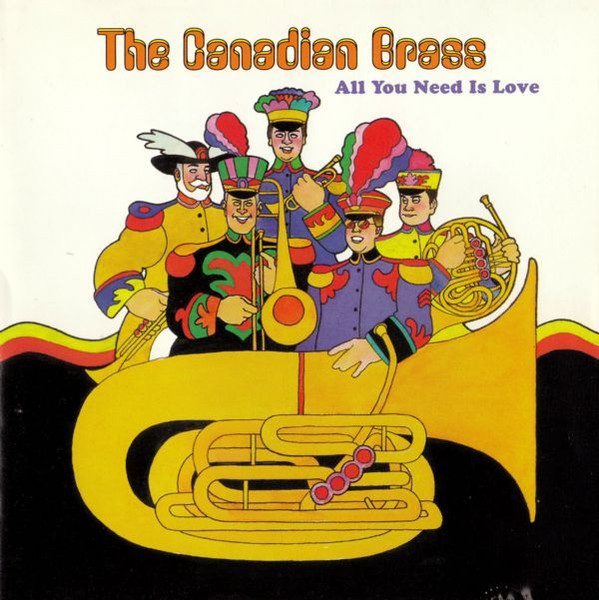 The Canadian Brass – All You Need Is Love (knockoff album cover)