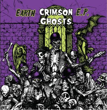 The Crimson Ghosts – Earth E.P. (knockoff album cover)