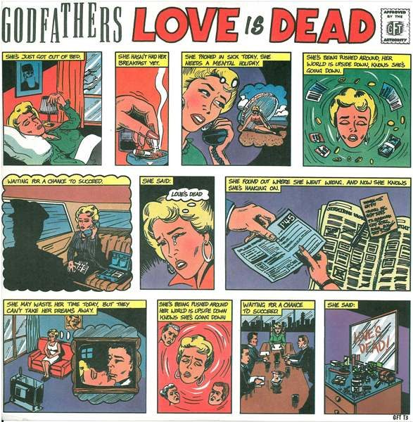 The Godfathers – Love Is Dead (knockoff album cover)