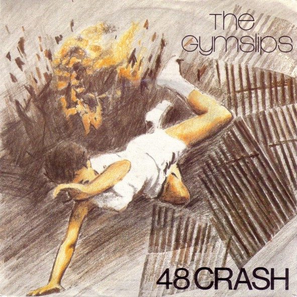 The Gymslips – The Gymslips - 48 Crash (knockoff album cover)