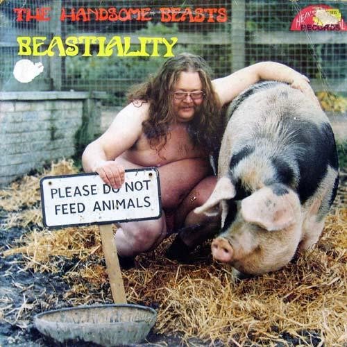 The Handsome Beasts – Beastiality (knockoff album cover)