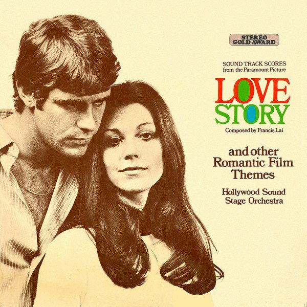 The Hollywood Sound Stage Orchestra – Sound Track Scores From The Paramount Picture Love Story And Other Romantic Film Themes (knockoff album cover)