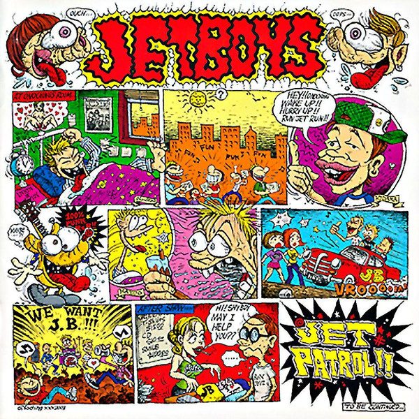 The Jet Boys – Jet Patrol (knockoff album cover)