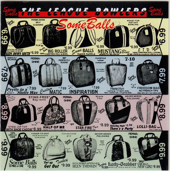 The League Bowlers – Some Balls (knockoff album cover)