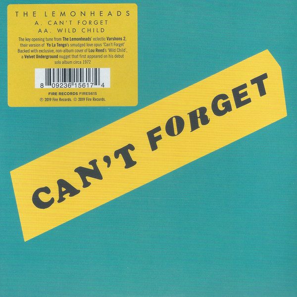 The Lemonheads – Can't Forget / Wild Child (knockoff album cover)