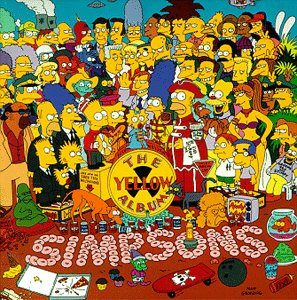 The Simpsons – The Yellow Album (knockoff album cover)