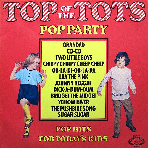 The Top Of The Poppers – Top Of The Tots Pop Party (knockoff album cover)