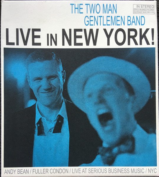 The Two Man Gentlemen Band – Live In New York! (knockoff album cover)