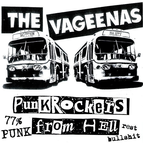 The Vageenas – Obnoxious (knockoff album cover)