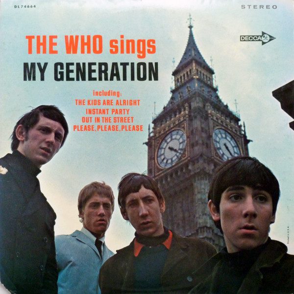 The Who – The Who Sings My Generation (knockoff album cover)