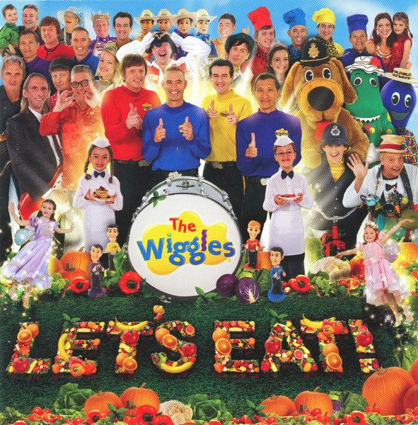 The Wiggles – Let's Eat! (knockoff album cover)