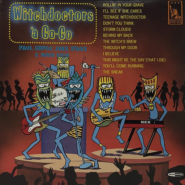 The Witch Doctors – Witchdoctors A Go-Go (knockoff album cover)