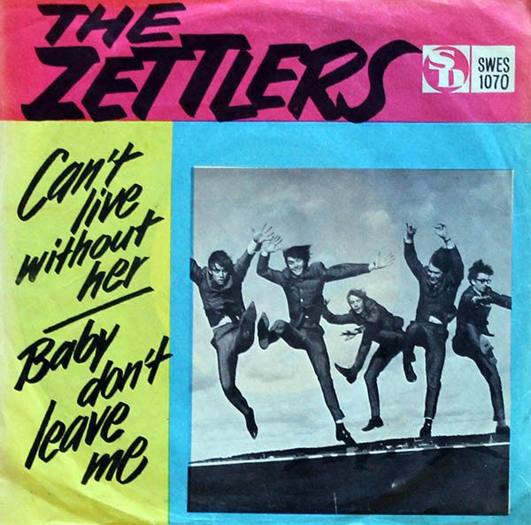 The Zettlers – Can't Live Without Her / Baby Don't Leave Me (knockoff album cover)