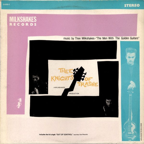 Thee Milkshakes – Thee Knights Of Trashe (knockoff album cover)