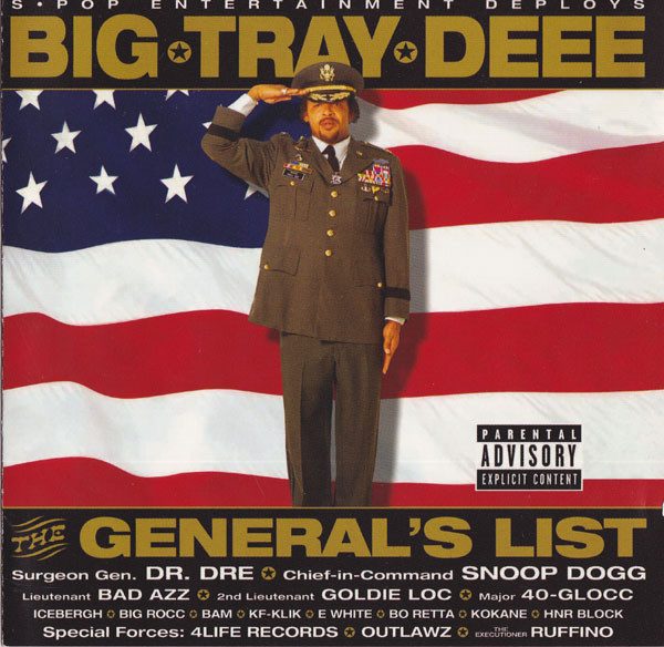 Tray Dee – The General's List (knockoff album cover)