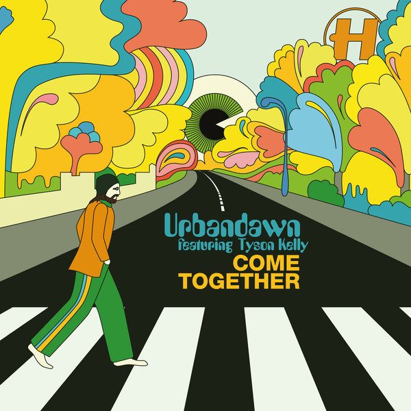 Urbandawn Featuring Tyson Kelly – Come Together (knockoff album cover)
