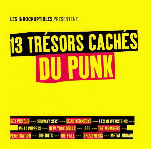 Various – 13 Trésors Cachés Du Punk (knockoff album cover)