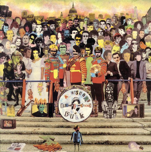 Various – Burning Ambitions (A History Of Punk) (knockoff album cover)
