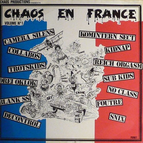 Various – Chaos En France - Volume N°1 (original album cover)